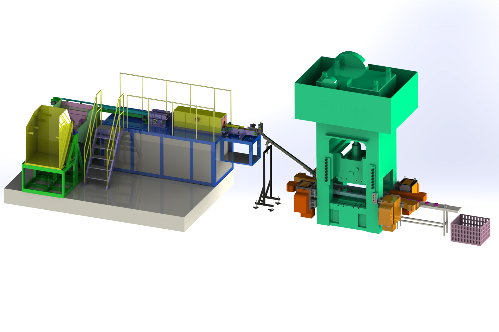 轴承自动锻造生产线，扩孔机械手，整径机械手，自动锻造轴承设备