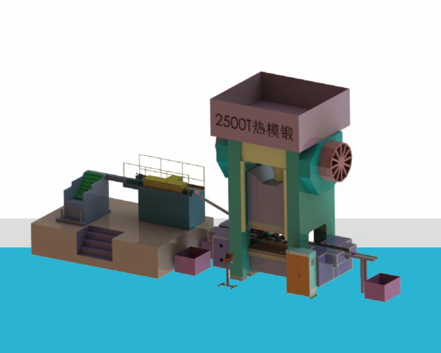 三轴步进梁锻压机械手