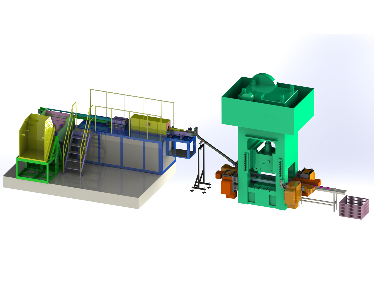 齿轮自动化锻造机械手生产线典型工艺