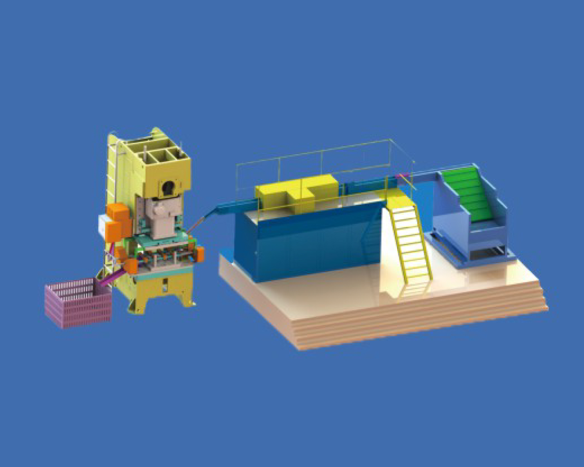 螺母自动化锻造机械手生产线成套设备