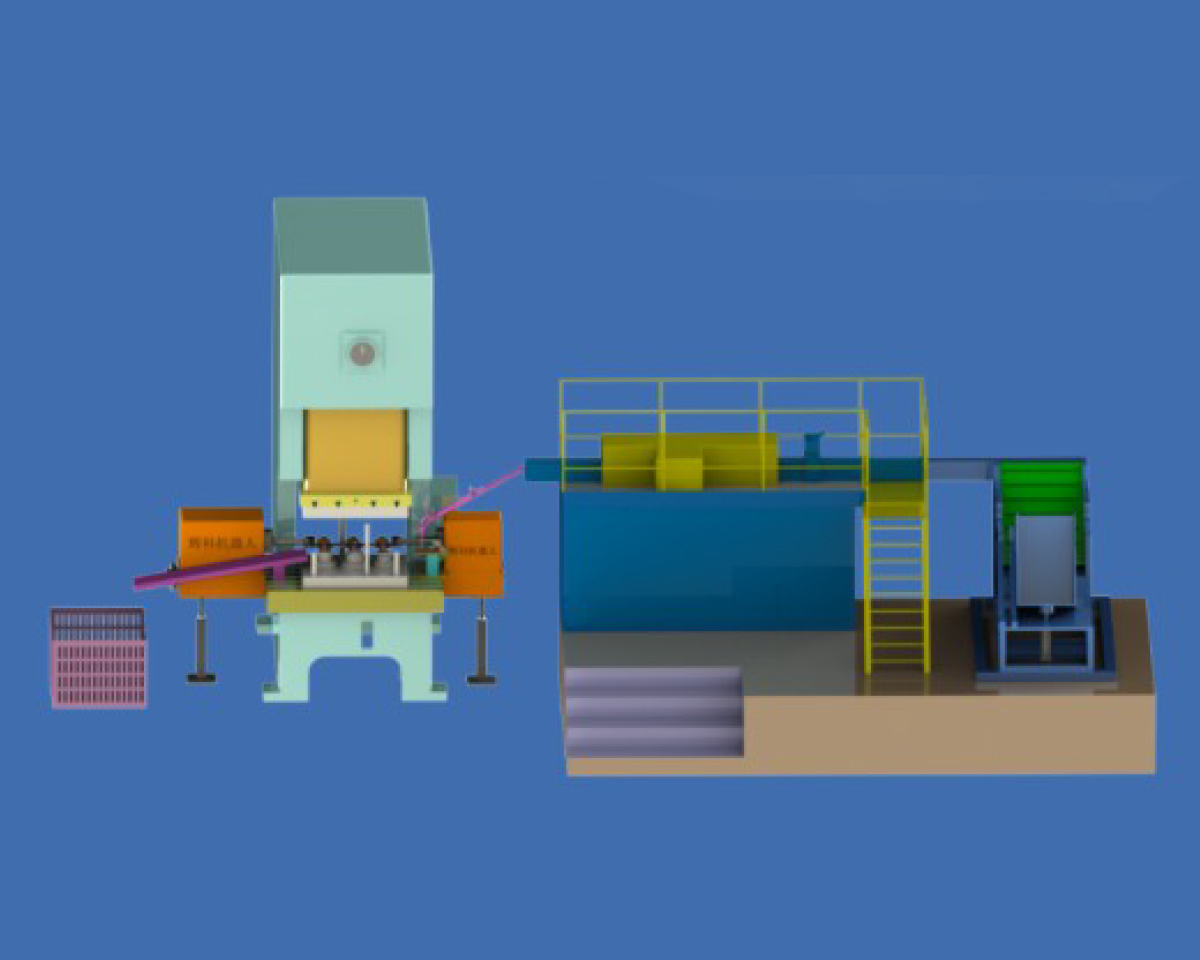 螺母自动化锻造机械手生产线典型工艺